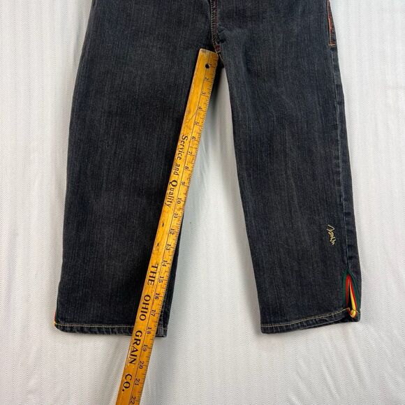 Coogi Denim Jeans Girl’s Size 16 Capri Black Wash Hip-Hop City Life Streetwear - Picture 3 of 12